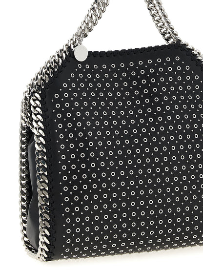 Stella McCartney Falabella Faux Patent Leather Mini Handbag - Black