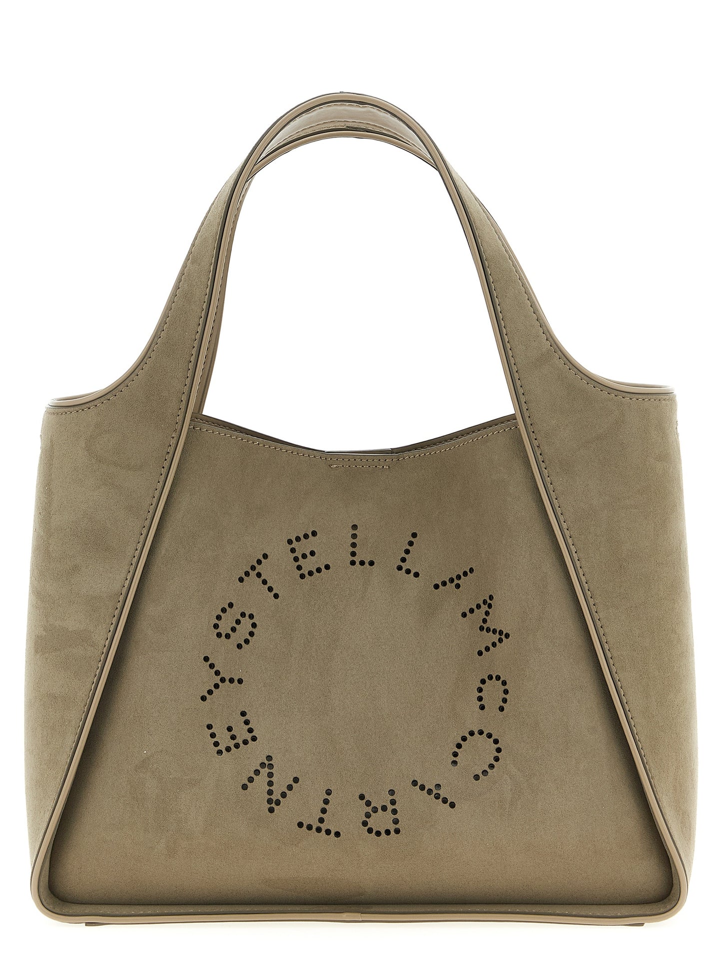 Crossbody Clutch Handbag by Stella McCartney for women in polyamide viscose bicolour & green features an versatile silhouette, showcasing a secure magnetic and versatile with versatile crossbody-strap, shoulder-strap, adjustable-strap & handle for a versatile finish.