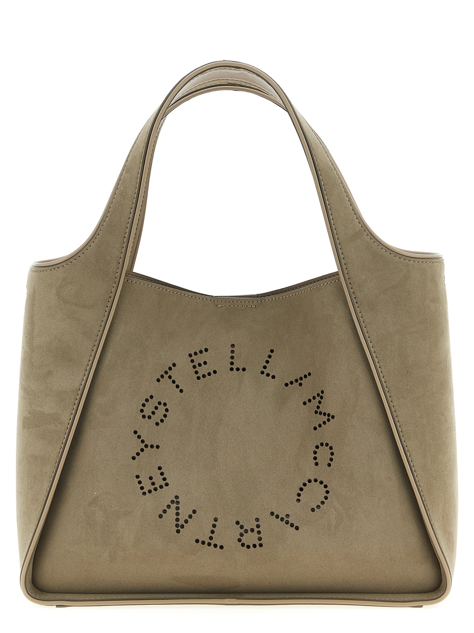 Crossbody Clutch Handbag by Stella McCartney for women in polyamide viscose bicolour & green features an versatile silhouette, showcasing a secure magnetic and versatile with versatile crossbody-strap, shoulder-strap, adjustable-strap & handle for a versatile finish.