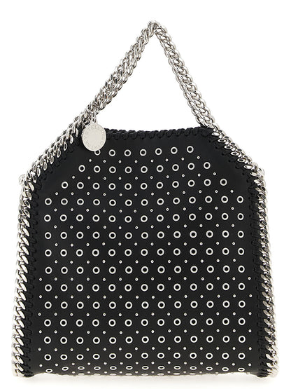 Handbag by Stella McCartney for women in polyurethane leather black features a exquisite silhouette, showcasing a secure magnetic and exquisite with versatile shoulder-strap & handle for a exquisite finish.