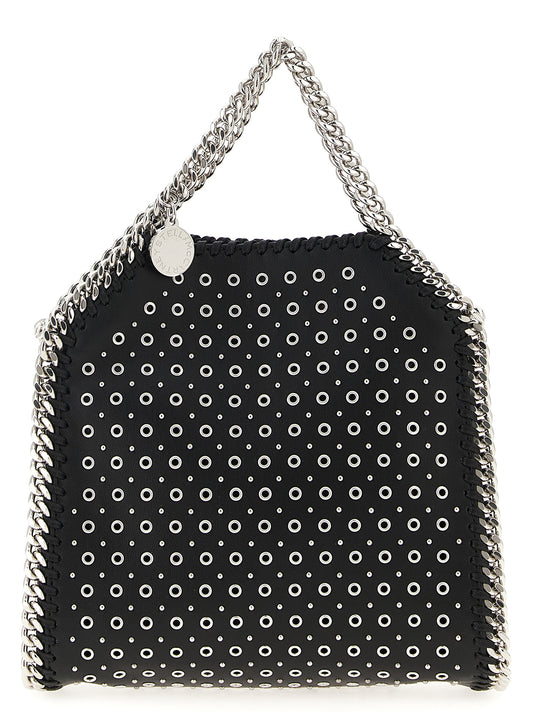 Handbag by Stella McCartney for women in polyurethane leather black features a exquisite silhouette, showcasing a secure magnetic and exquisite with versatile shoulder-strap & handle for a exquisite finish.
