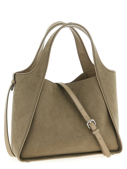 Crossbody Clutch Handbag by Stella McCartney for women in polyamide viscose bicolour & green features an multi-faceted design with a secure magnetic, ample , and versatile crossbody-strap, shoulder-strap, adjustable-strap & handle for a multi-faceted finish.