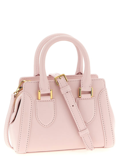 Mini Handbag by Alexander McQueen for women in calfskin leather multicolor & pink features a exquisite silhouette, showcasing a secure zipper and exquisite with versatile shoulder-strap & handle for a exquisite finish.