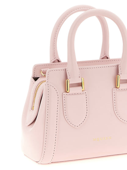 Mini Handbag by Alexander McQueen for women in calfskin leather multicolor & pink features an refined silhouette, showcasing a secure zipper, ample , and versatile shoulder-strap & handle for a sophisticated refined aesthetic.