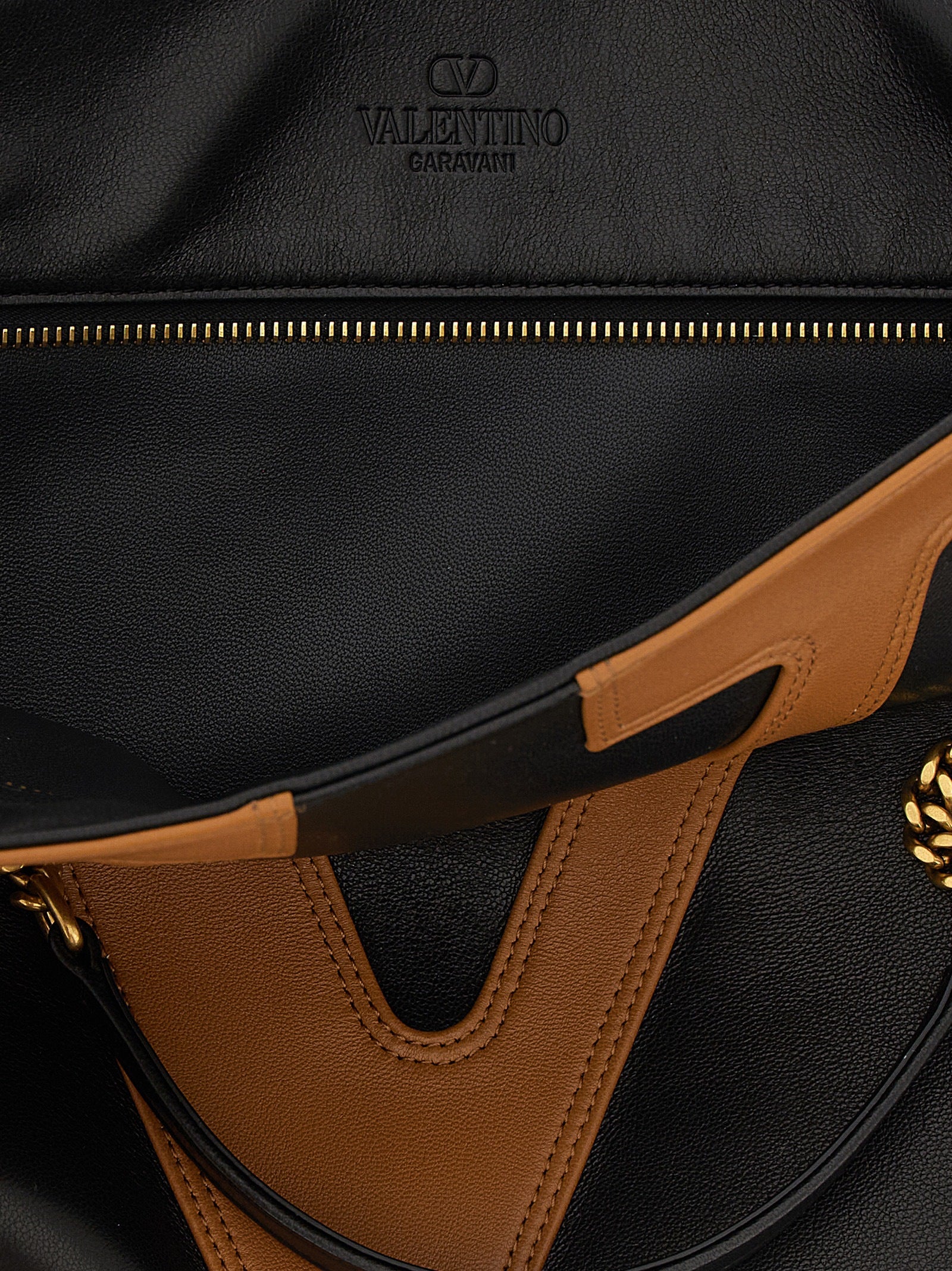 Shopper Tote Bag by Valentino Garavani for unisex in polyester brown & signature features an jet-set-ready silhouette, showcasing the Viva Superstar V Logo Polyester Shopper Tote Bag design with a secure zipper, ample , and versatile handle.