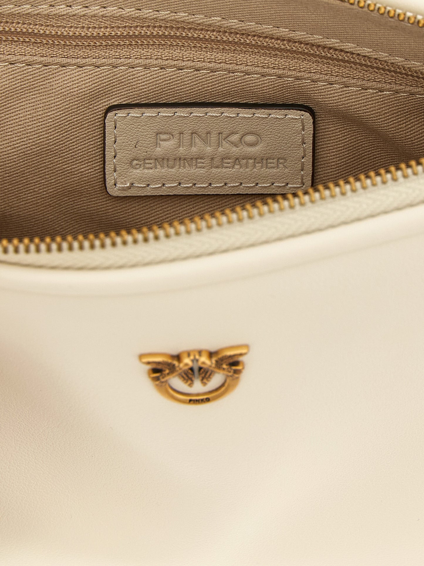 Mini Crossbody Half Moon Handbag by PINKO for women in viscose & synthetic fur white features an versatile silhouette, showcasing a secure zipper and versatile with versatile crossbody-strap, shoulder-strap & adjustable-strap for a versatile finish.