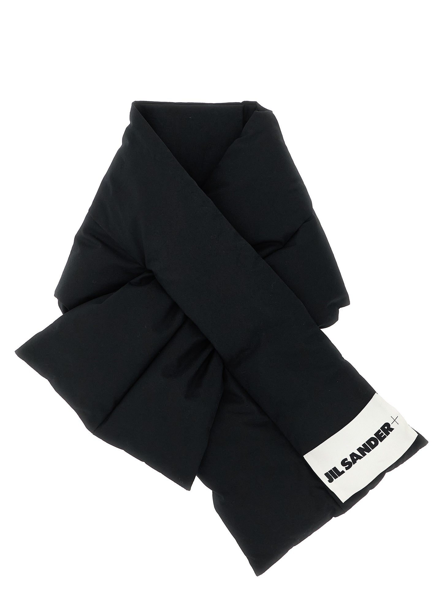 Jil Sander Black Cotton Foulard