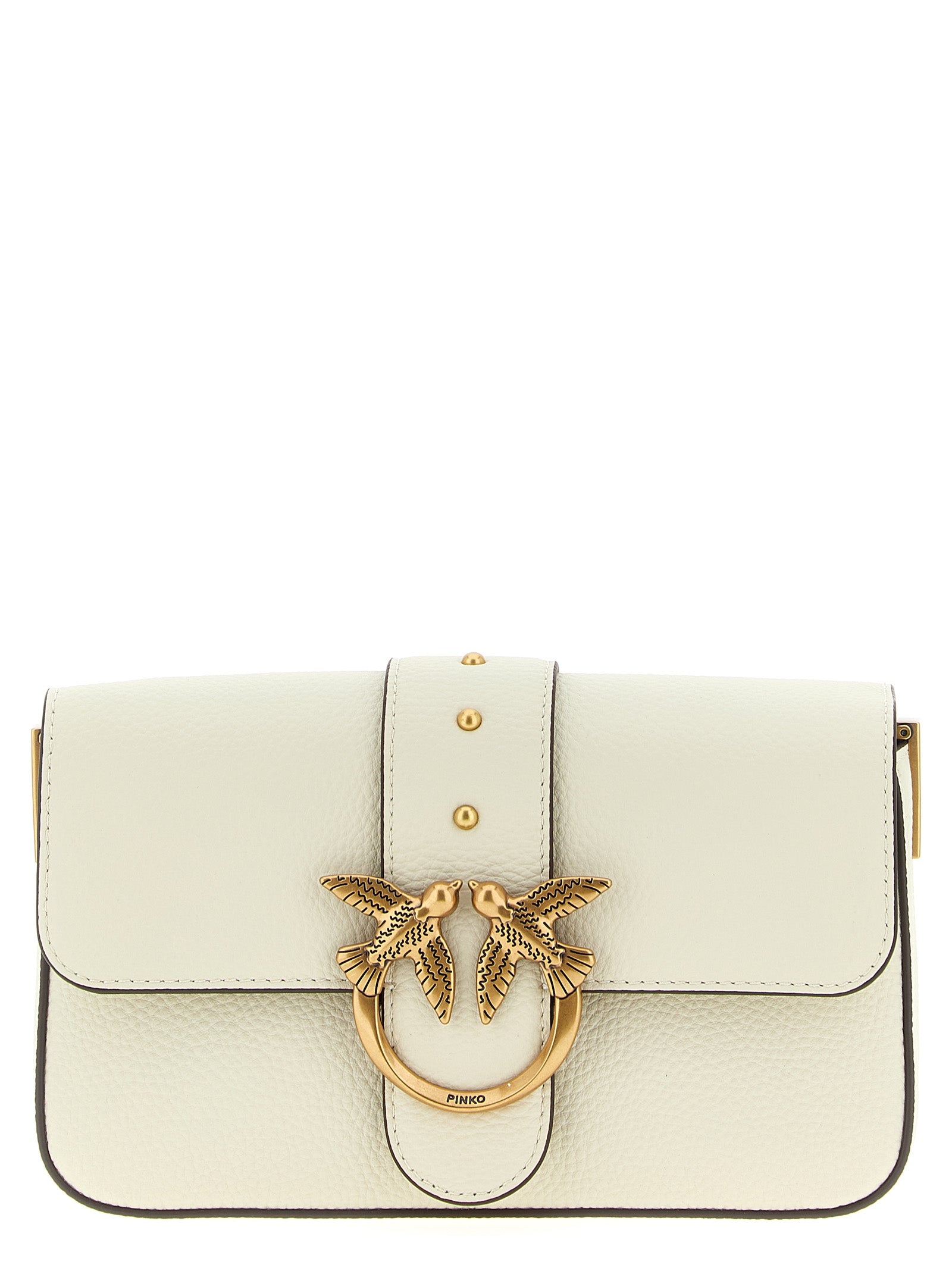 Mini Crossbody Flap Handbag by PINKO for women in viscose & synthetic fur white features a transformative sophistication silhouette, showcasing a secure flap & magnetic, ample , and versatile crossbody-strap, shoulder-strap & adjustable-strap for a transformative sophistication look.