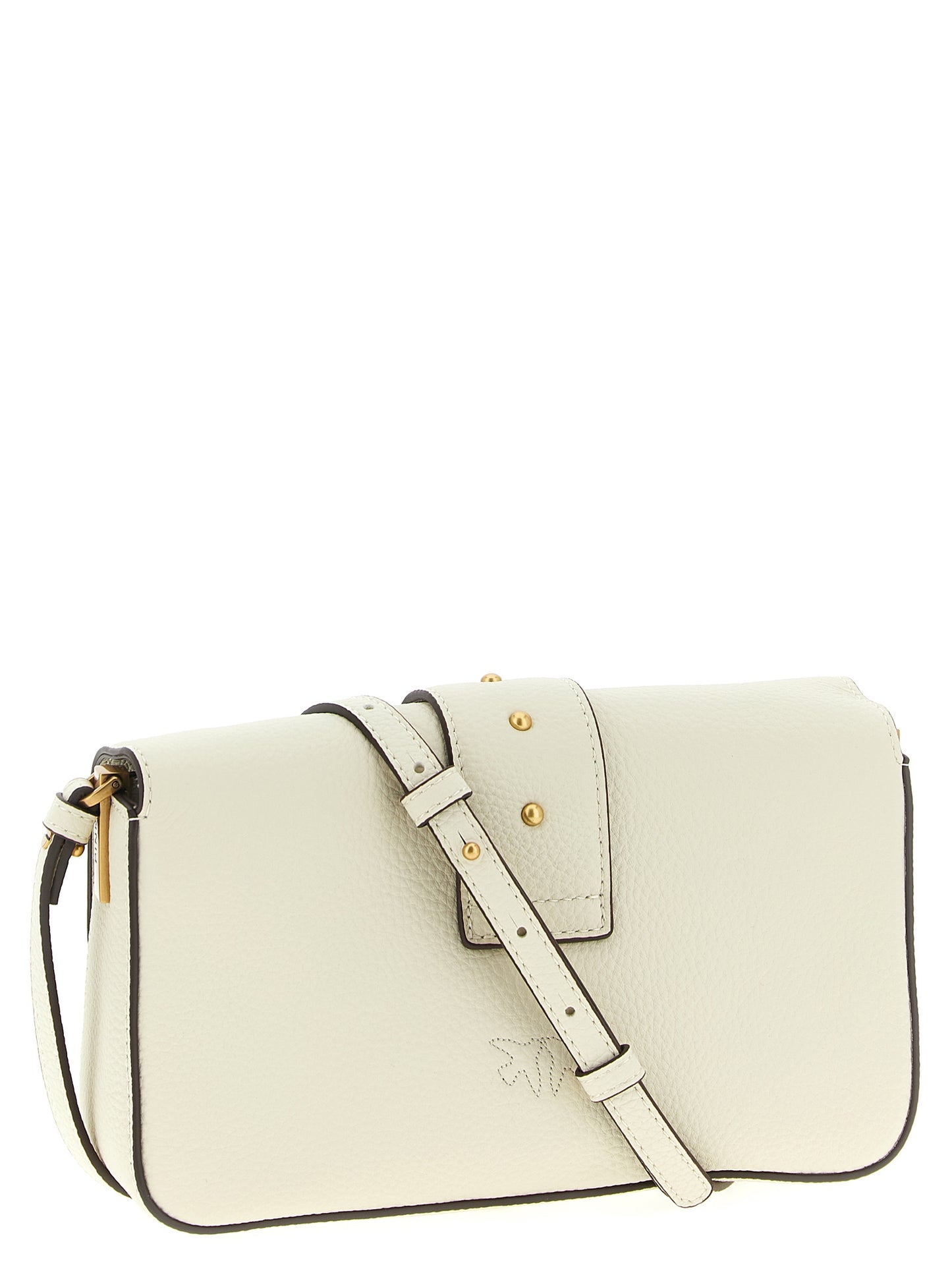 Mini Crossbody Flap Handbag by PINKO for women in viscose & synthetic fur white features an versatile silhouette, showcasing a secure flap & magnetic and versatile with versatile crossbody-strap, shoulder-strap & adjustable-strap for a versatile finish.