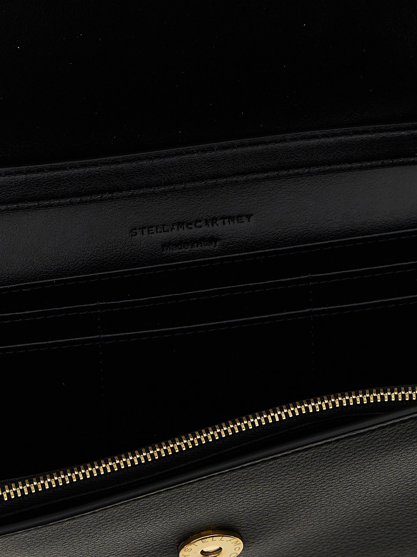 Cardholder Card Case by Stella McCartney for women in polyester black features an refined design, elegantly showcasing the refined Ryder Polyester Cardholder Card Case aesthetic while integrating sophisticated card-organization eco-friendly.