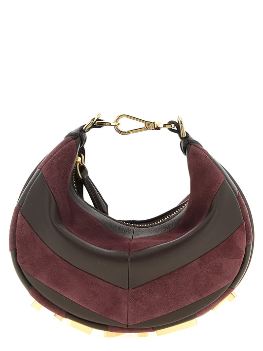 Mini Handbag by Fendi for women in lamb leather multicolor presents a ornamental silhouette, showcasing a secure zipper, ample , and versatile shoulder-strap, adjustable-strap & handle for a ornamental finish.