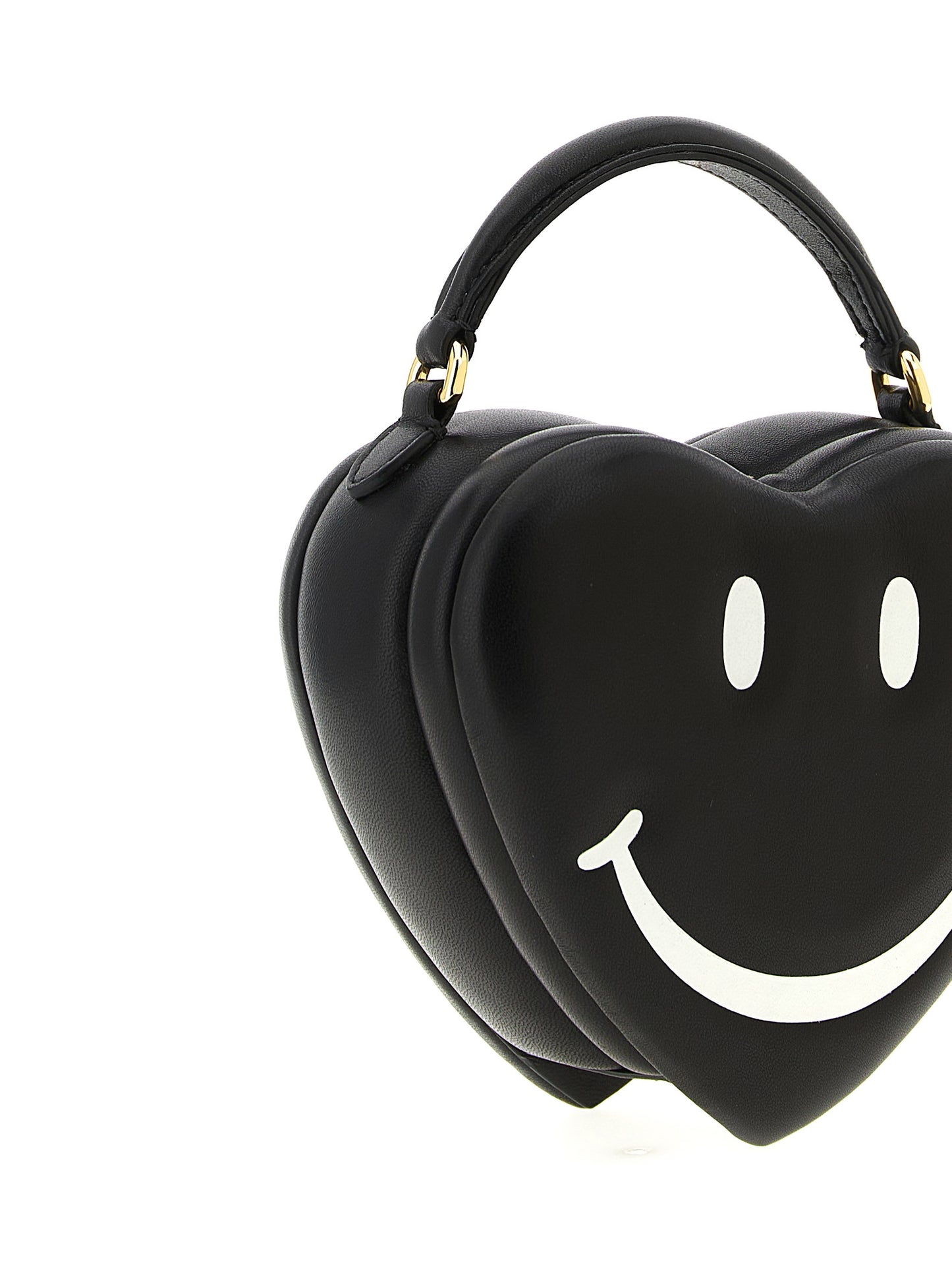 Handbag by Moschino for women in foam black features an refined silhouette, showcasing a secure , ample , and versatile shoulder-strap, adjustable-strap & handle for a sophisticated refined aesthetic.