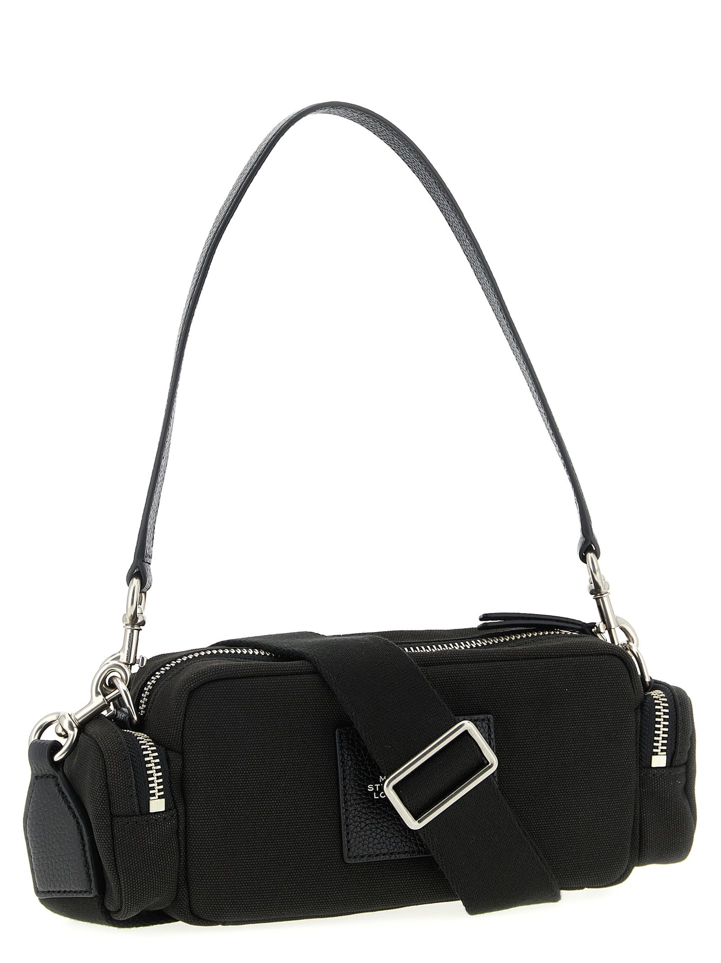 Marc Jacobs The Canvas Cargo Stretch Cotton Modal Shoulder Bag - Black