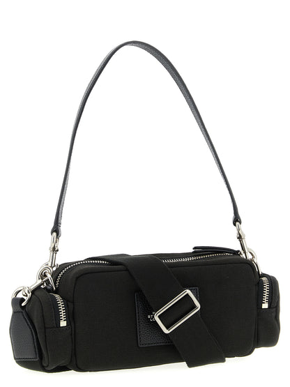 Marc Jacobs The Canvas Cargo Stretch Cotton Modal Shoulder Bag - Black