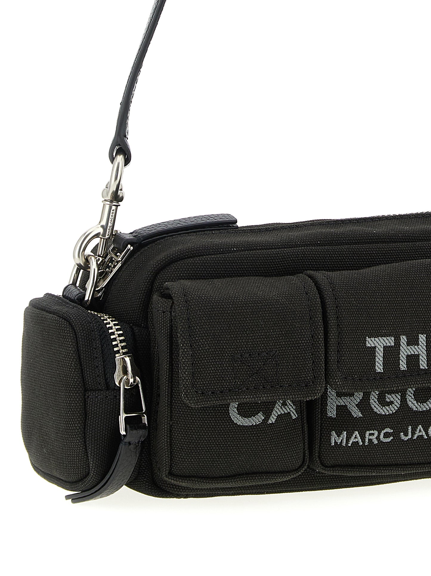 Marc Jacobs The Canvas Cargo Stretch Cotton Modal Shoulder Bag - Black