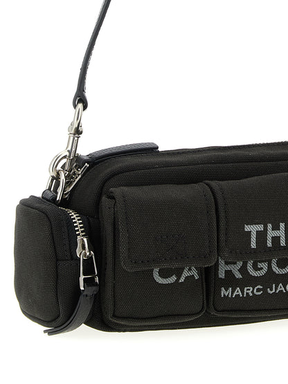 Marc Jacobs The Canvas Cargo Stretch Cotton Modal Shoulder Bag - Black