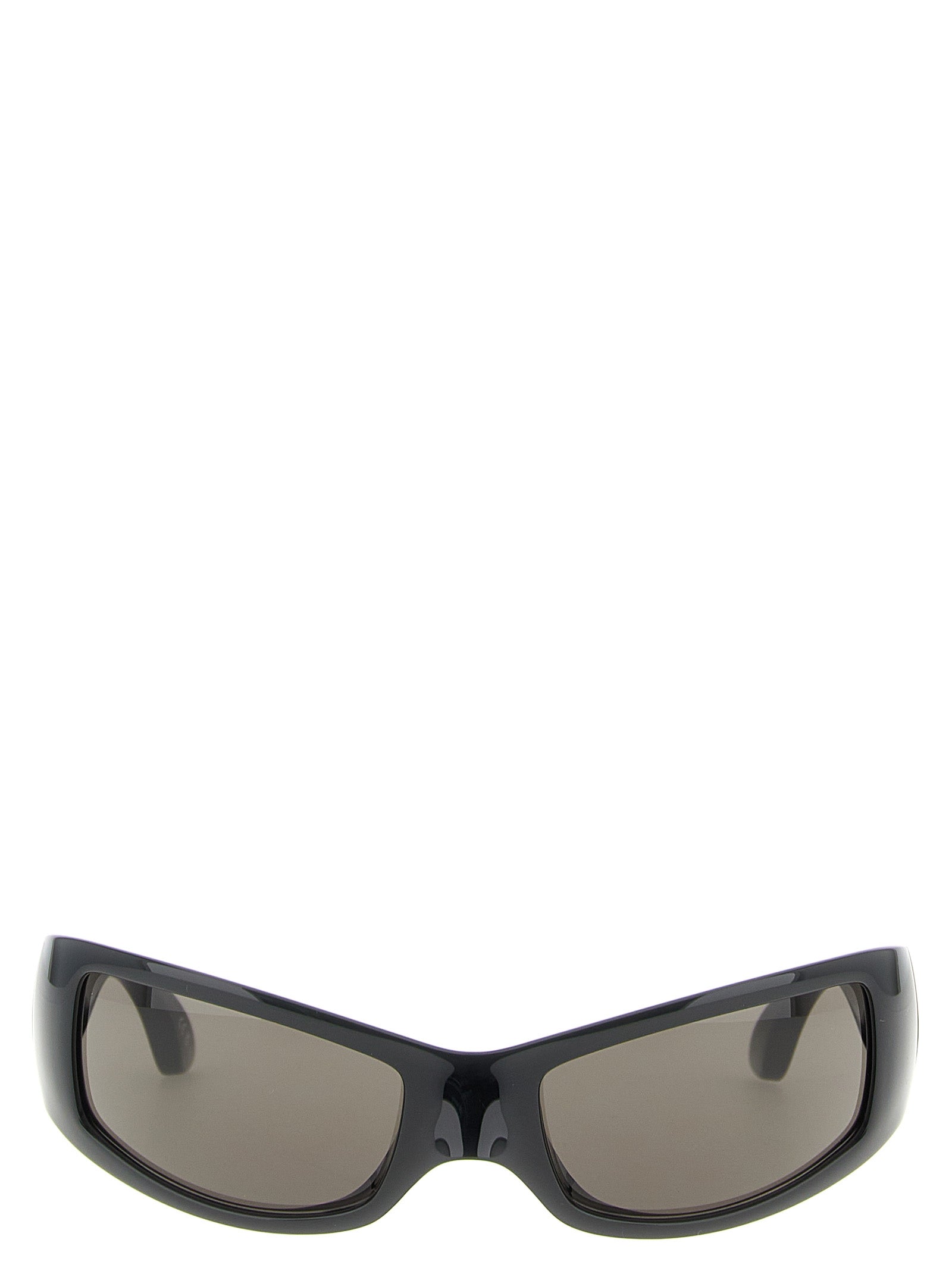 Sunglasses by Balenciaga for men in acetate & polyamide black features an effortlessly chic with black coloured frame detailing and for a effortlessly chic aesthetic.