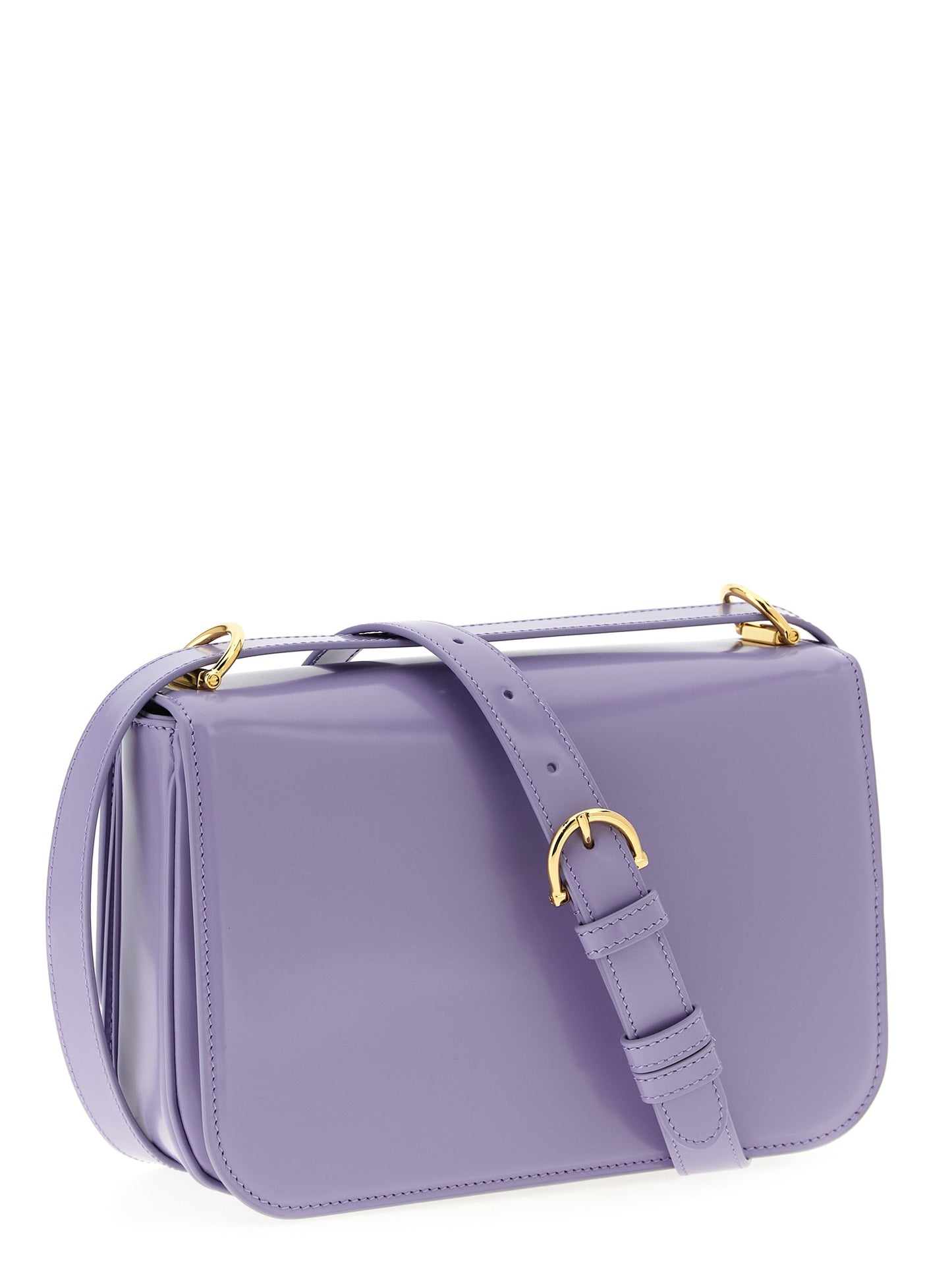 2-in-1 Shoulder & Crossbody Flap Bag by Gucci for women in calfskin leather purple features a statuesque silhouette, showcasing a secure flap and statuesque with versatile crossbody-strap, shoulder-strap & adjustable-strap for a statuesque finish.