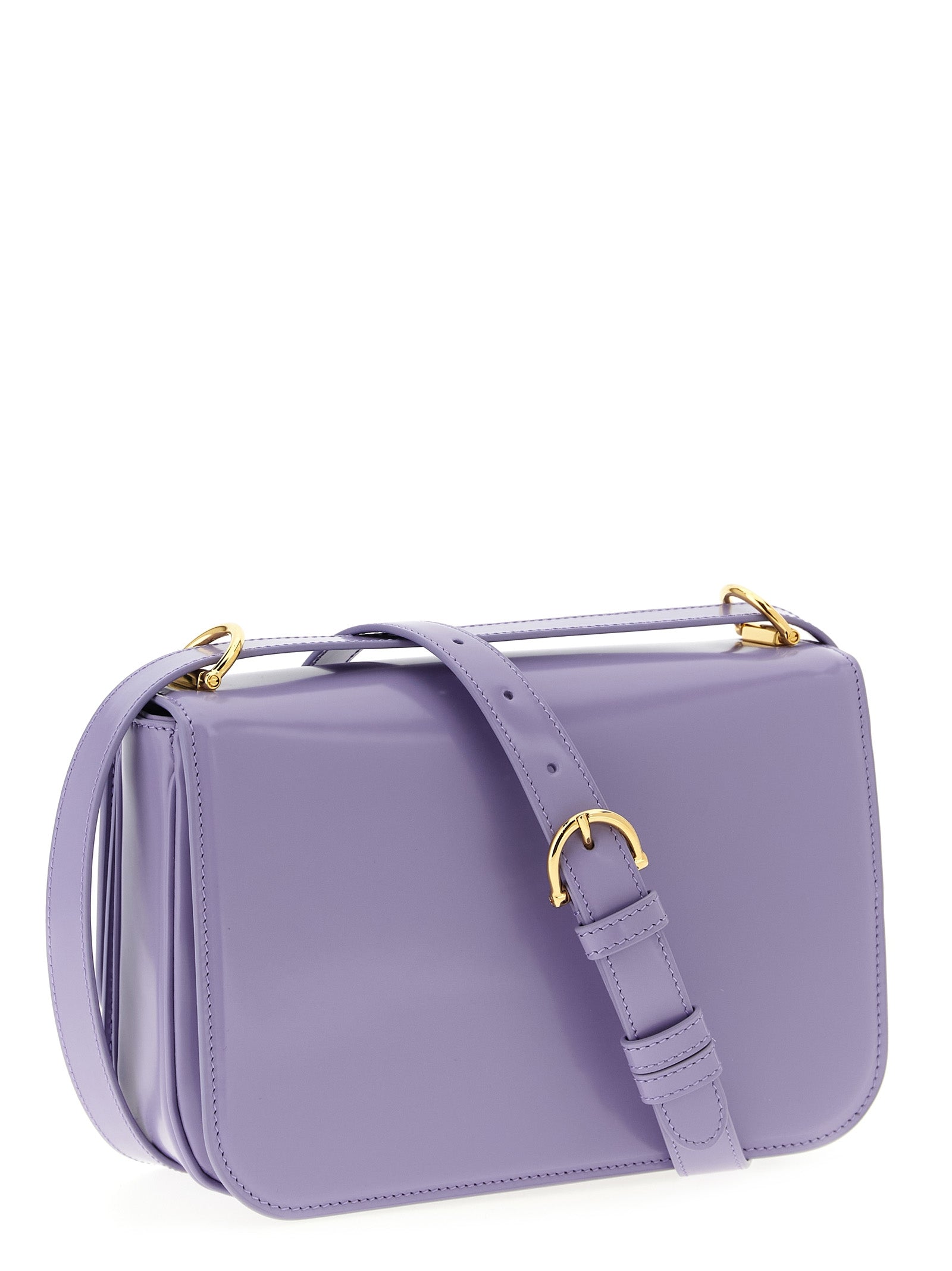 2-in-1 Shoulder & Crossbody Flap Bag by Gucci for women in calfskin leather purple features a statuesque silhouette, showcasing a secure flap and statuesque with versatile crossbody-strap, shoulder-strap & adjustable-strap for a statuesque finish.