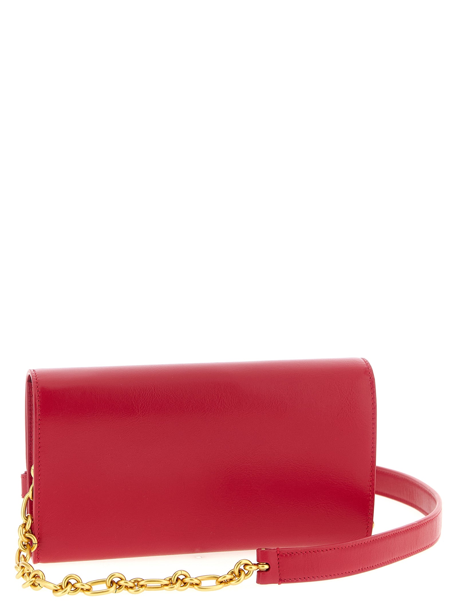 Cardholder Card Case by Balmain for women in calfskin leather fuchsia & gold features an refined design, elegantly showcasing the refined Shuffle Calfskin Leather Cardholder Card Case aesthetic while integrating sophisticated card-organization.