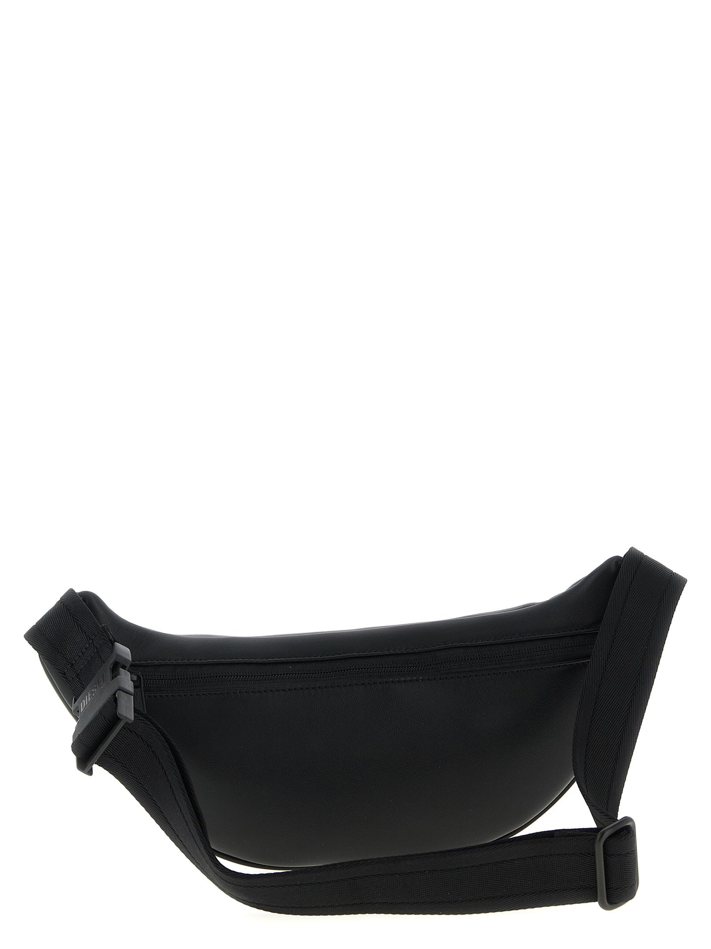 Crossbody Messenger Bag by Diesel for men in polyethylene & polyurethane black showcases a artisanal Holi D Polyethylene & Polyurethane Crossbody Messenger Bag design, featuring a secure and ample with versatile crossbody-strap, shoulder-strap & adjustable-strap for a artisanal look.