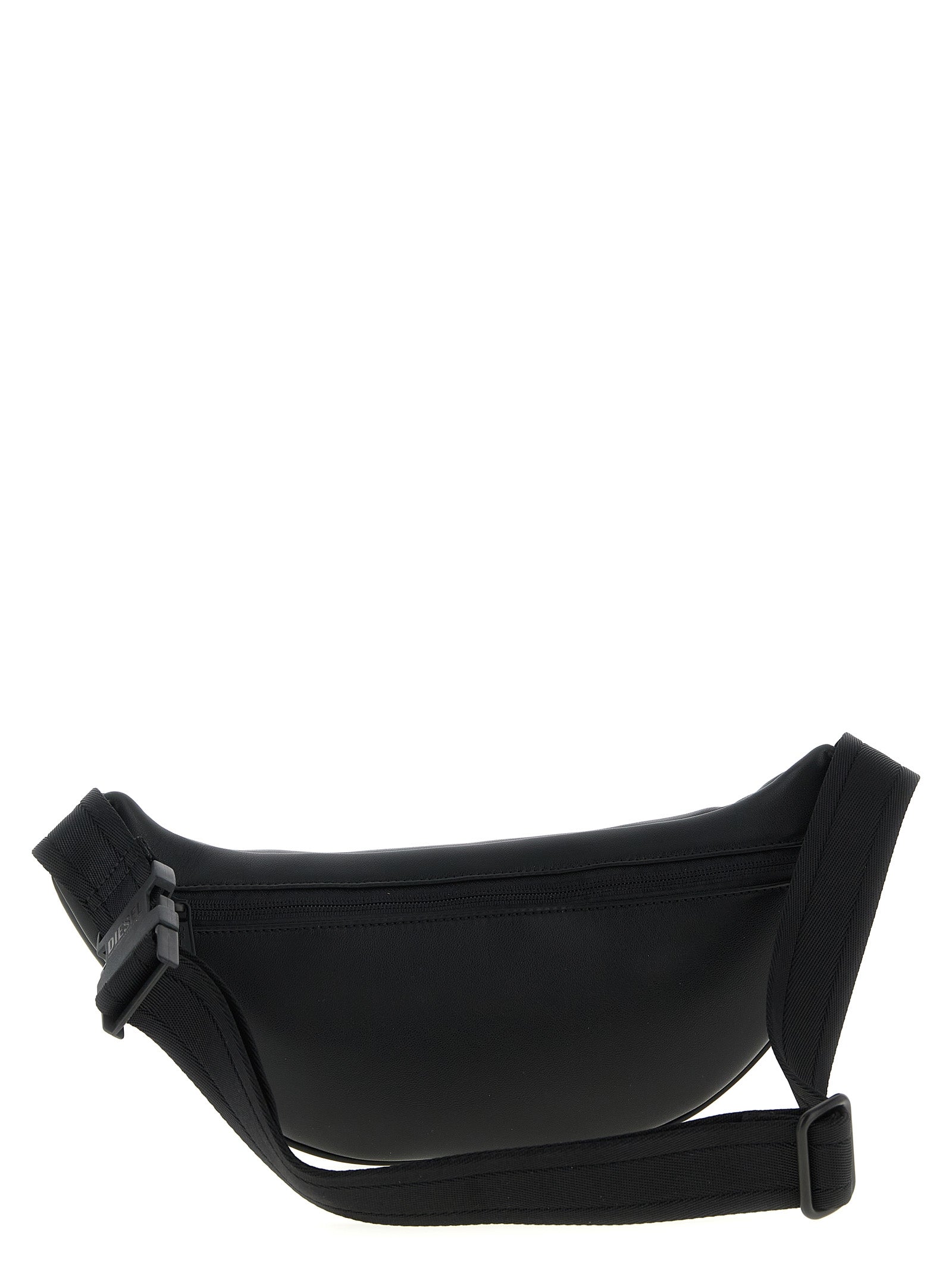 Crossbody Messenger Bag by Diesel for men in polyethylene & polyurethane black showcases a artisanal Holi D Polyethylene & Polyurethane Crossbody Messenger Bag design, featuring a secure and ample with versatile crossbody-strap, shoulder-strap & adjustable-strap for a artisanal look.