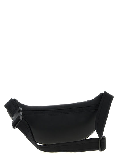 Crossbody Messenger Bag by Diesel for men in polyethylene & polyurethane black showcases a artisanal Holi D Polyethylene & Polyurethane Crossbody Messenger Bag design, featuring a secure and ample with versatile crossbody-strap, shoulder-strap & adjustable-strap for a artisanal look.