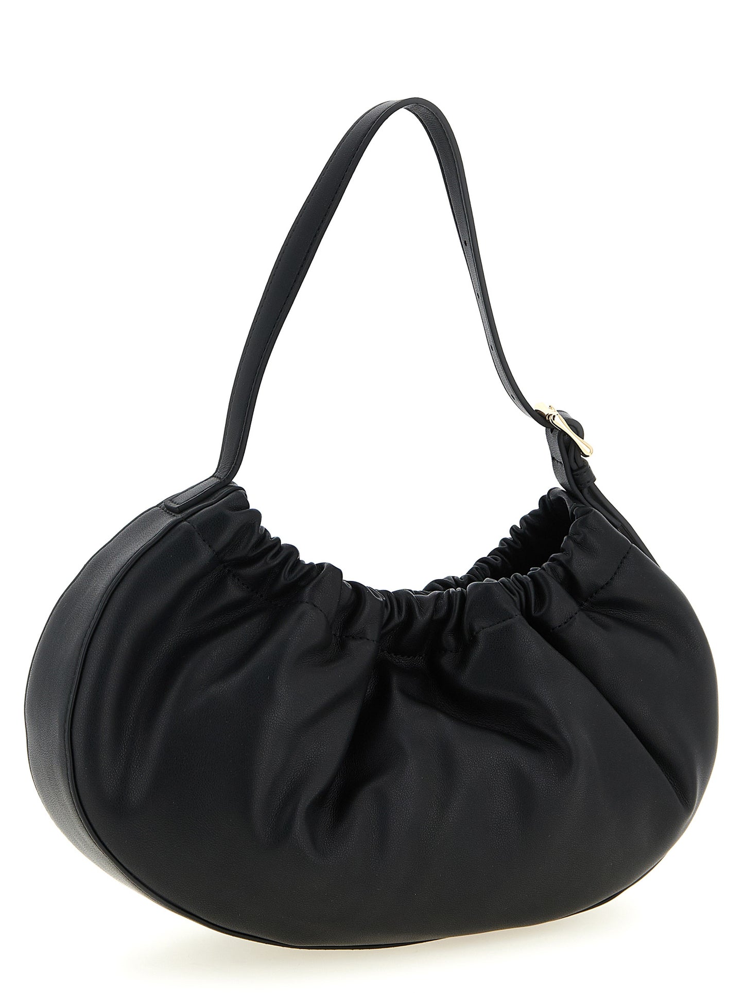 Shoulder Bag by A.P.C. for women in leather cotton polyethylene black & hooped features a stately silhouette, showcasing a secure magnetic, ample , and stately shoulder-strap, adjustable-strap & handle for a stately finish.