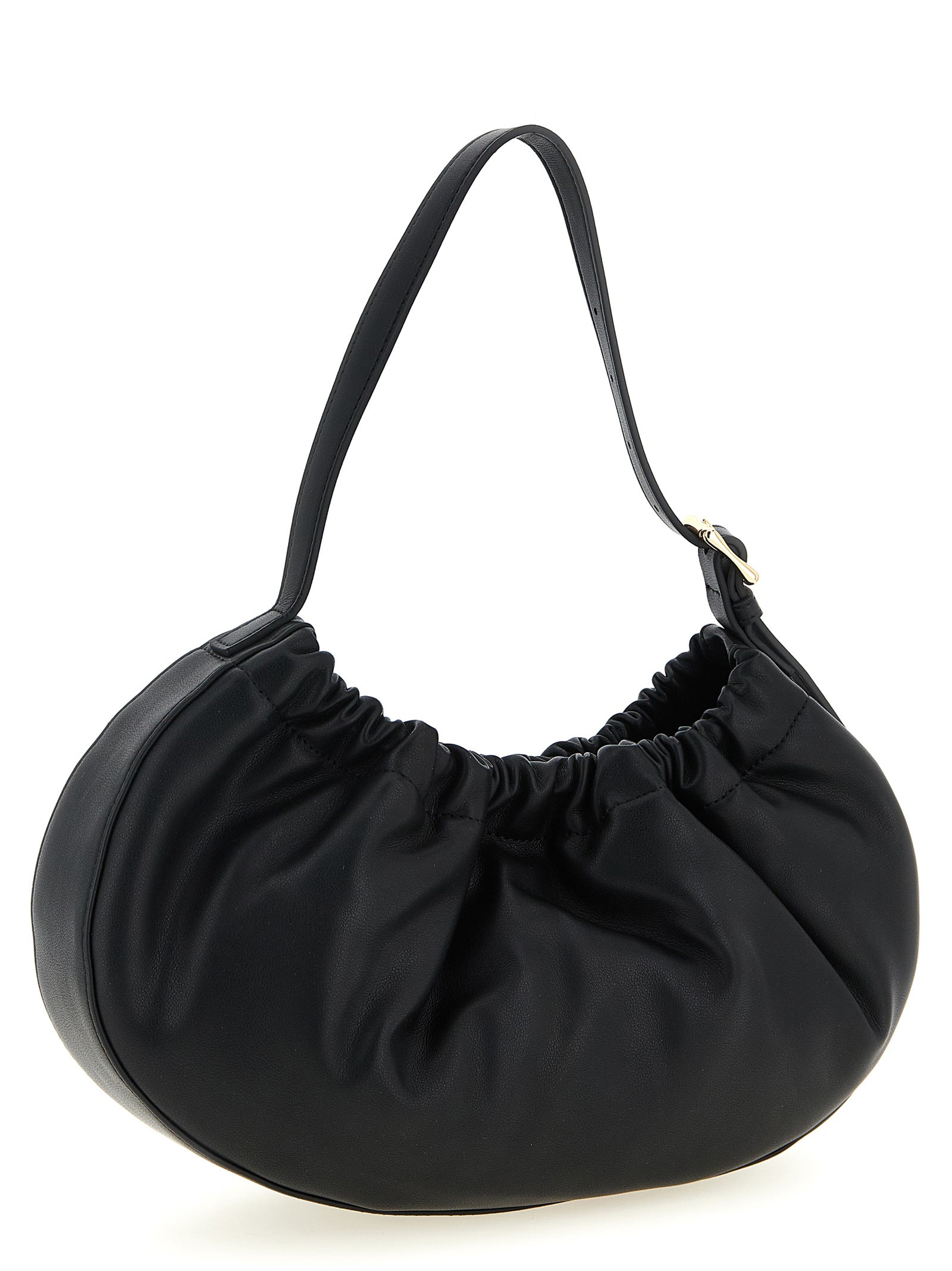 Shoulder Bag by A.P.C. for women in leather cotton polyethylene black & hooped features a stately silhouette, showcasing a secure magnetic, ample , and stately shoulder-strap, adjustable-strap & handle for a stately finish.