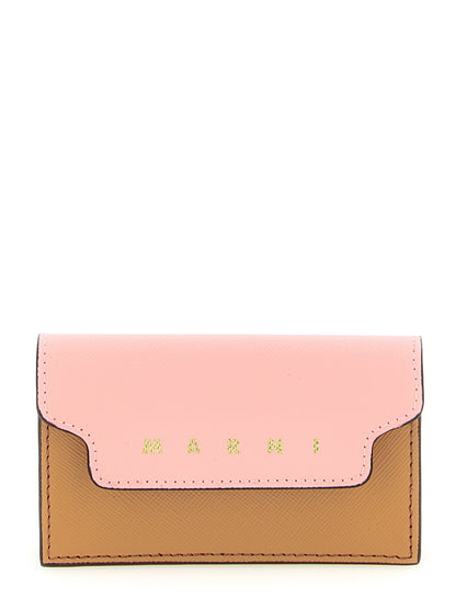 Cardholder Card Case by Marni for women in calfskin leather multicolor features an refined design, elegantly showcasing the refined Calfskin Leather Cardholder Card Case aesthetic while integrating sophisticated card-organization.