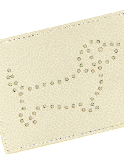 Cardholder Card Case by Thom Browne for women in calfskin leather beige features an refined silhouette from the Calfskin Leather Cardholder Card Case collection, highlighting refined card-organization for a premium and sophisticated look.
