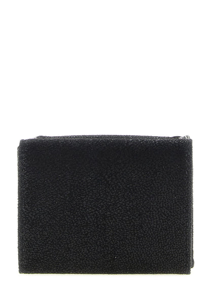 Cardholder Card Case by Stella McCartney for women in goat leather & aluminium black & monogram features an refined silhouette from the Falabella Goat Leather & Aluminium Cardholder Card Case collection, highlighting refined card-organization for a premium and sophisticated look.