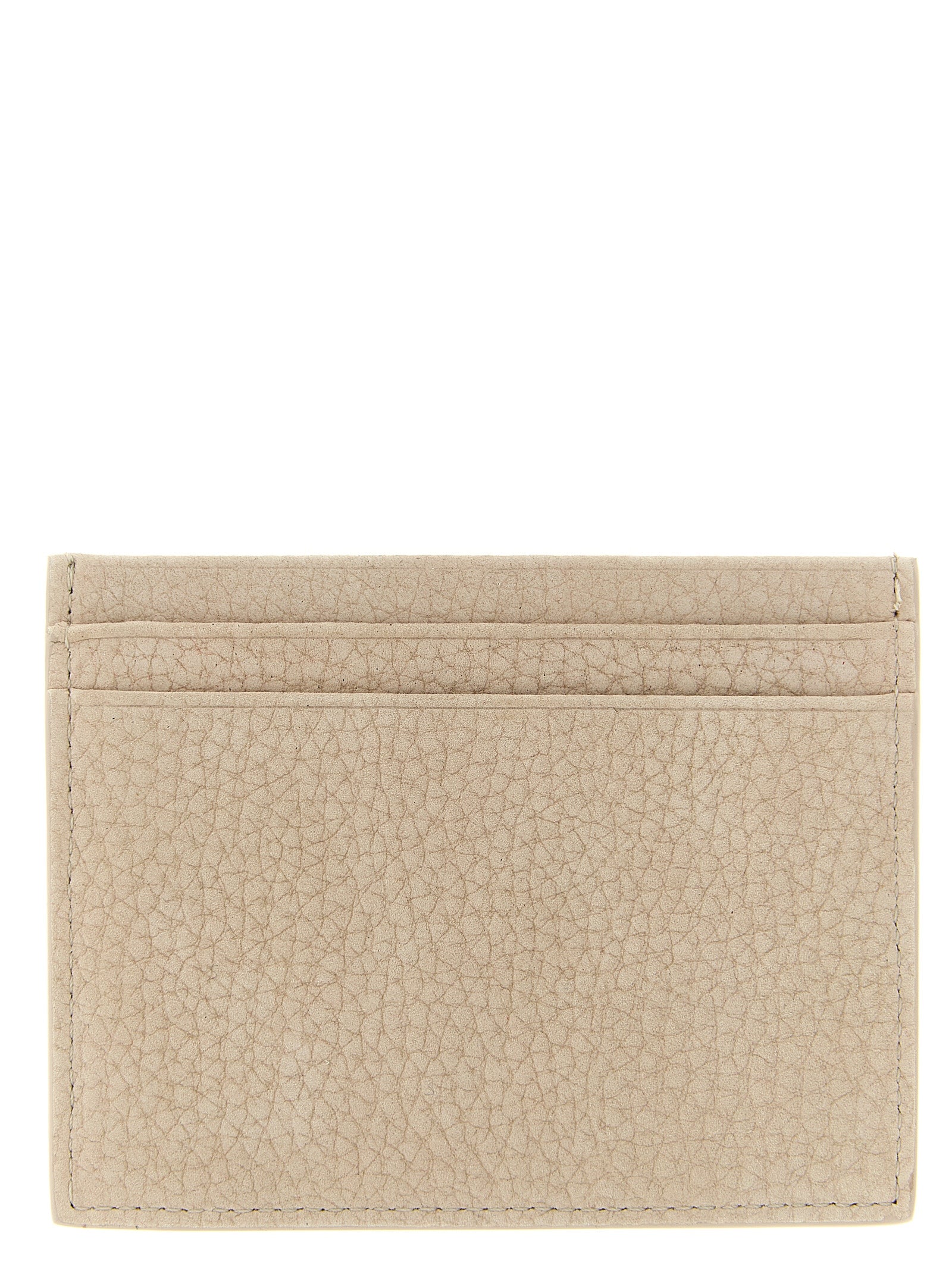 Cardholder Card Case by Christian Louboutin for men in calfskin leather beige showcases a couture-grade silhouette from the Mooncrest Calfskin Leather Cardholder Card Case collection, highlighting functional card-organization for a couture-grade finish.