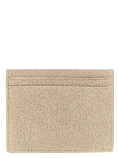 Cardholder Card Case by Christian Louboutin for men in calfskin leather beige showcases a couture-grade silhouette from the Mooncrest Calfskin Leather Cardholder Card Case collection, highlighting functional card-organization for a couture-grade finish.