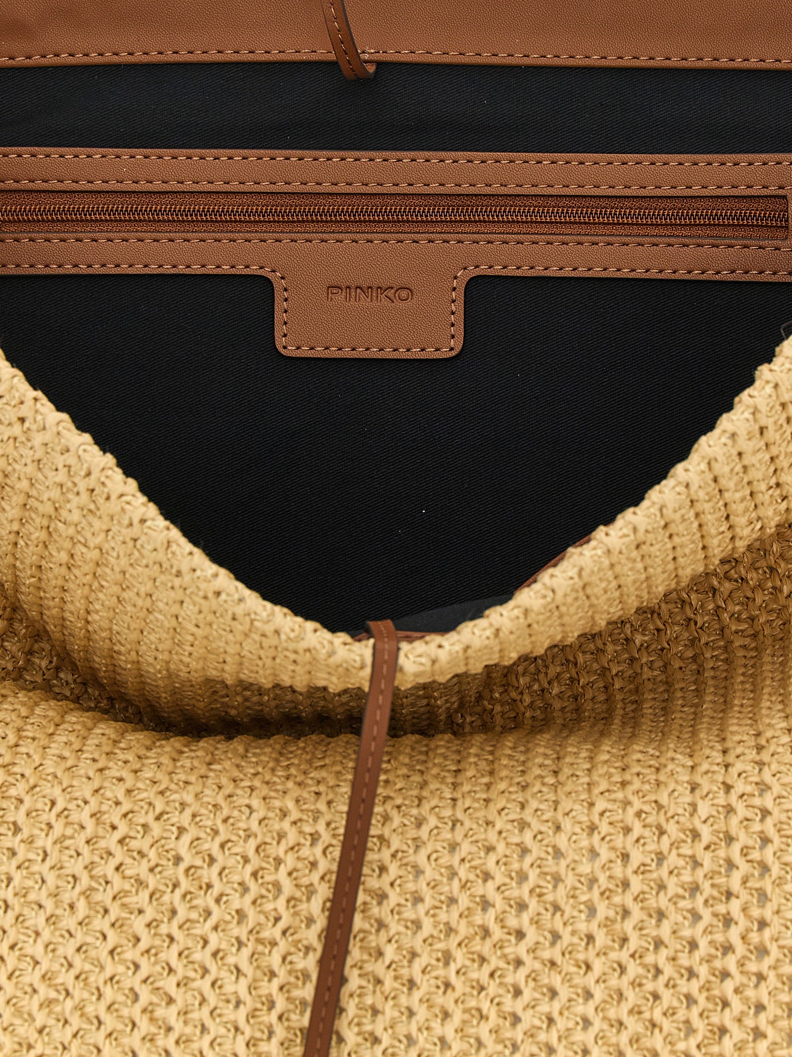 Shoulder Bucket Bag by PINKO for women in bos taurus calf suede leather beige features a effortless chic silhouette with a secure buckle, ample , and versatile shoulder-strap & adjustable-strap for a effortless chic finish.