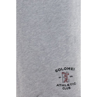 Bermuda Shorts by Brunello Cucinelli for men in cotton gray & signature features an tailored silhouette, showcasing a tailored athletic & regular-fit with a short and for a sophisticated look.