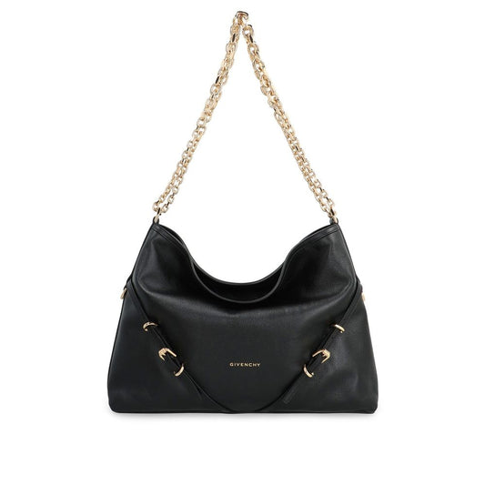 Shoulder Bag by Givenchy for women in calfskin leather & cotton black & gold features a effortless sophistication silhouette, secured by a with ample and versatile shoulder-strap & adjustable-strap for a effortless sophistication finish.