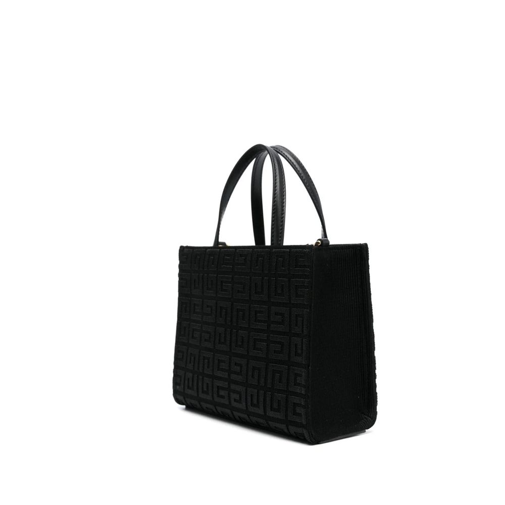 Tote Bag by Givenchy for women in nylon cotton black, patterned & monogram features an jet-set Nylon Cotton Tote Bag design with a secure , ample , and versatile shoulder-strap, handle & detachable-strap for an jet-set finish.