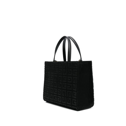 Tote Bag by Givenchy for women in nylon cotton black, patterned & monogram features an jet-set Nylon Cotton Tote Bag design with a secure , ample , and versatile shoulder-strap, handle & detachable-strap for an jet-set finish.