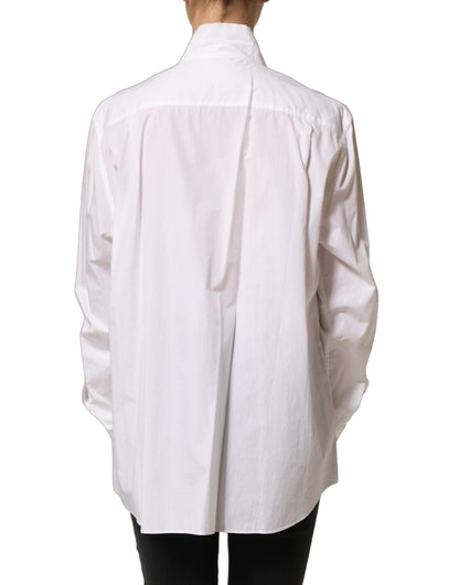 Dolce & Gabbana Women's Long-Sleeve Cotton Blouse - White