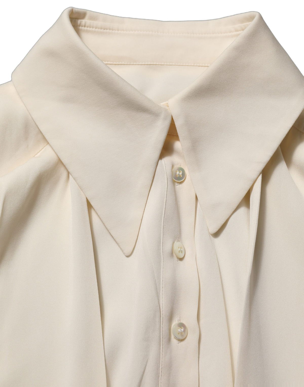 Dolce & Gabbana Women's Long-Sleeve; Short-Sleeve Silk Blouse - Ivory White