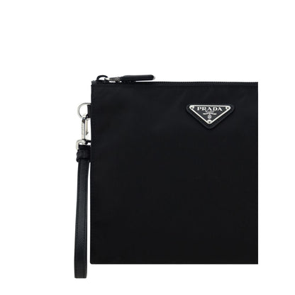 Cardholder Wallet by Prada for men in polyamide black & signature presents a refined silhouette, artfully capturing the essence of the Polyamide Cardholder Wallet design with sophisticated card-organization for a refined look.