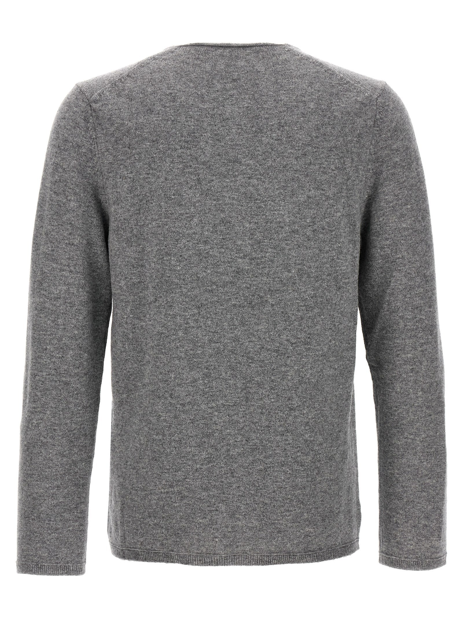 Cardigan by Comme Des Garçons for men in wool gray features an impeccable silhouette, showcasing a sophisticated and detail for a truly impeccable finish.