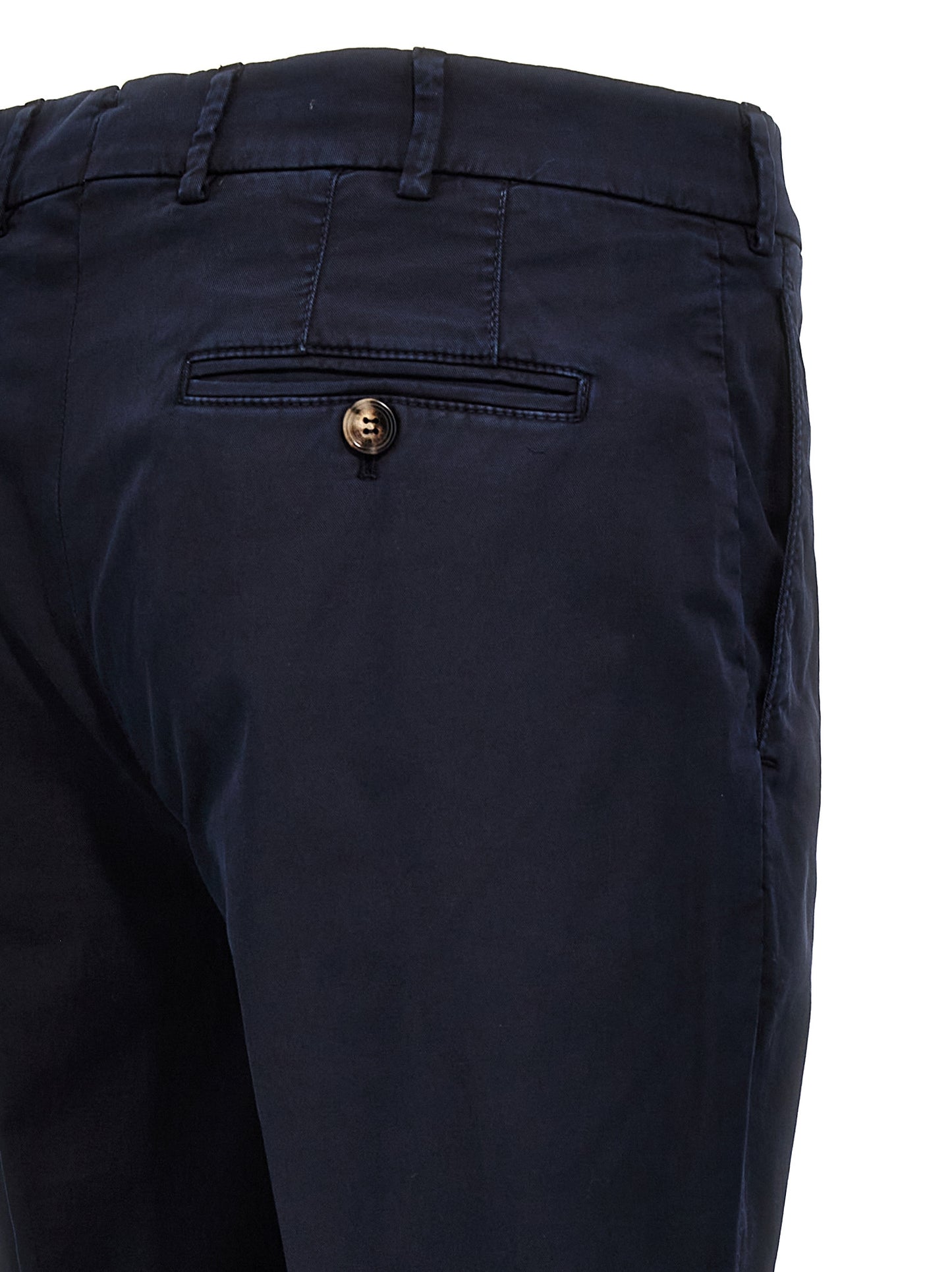 Casual Pants by Brunello Cucinelli for men in stretch cotton blue features a polished silhouette with a polished , reaching a polished long and finished with a polished .