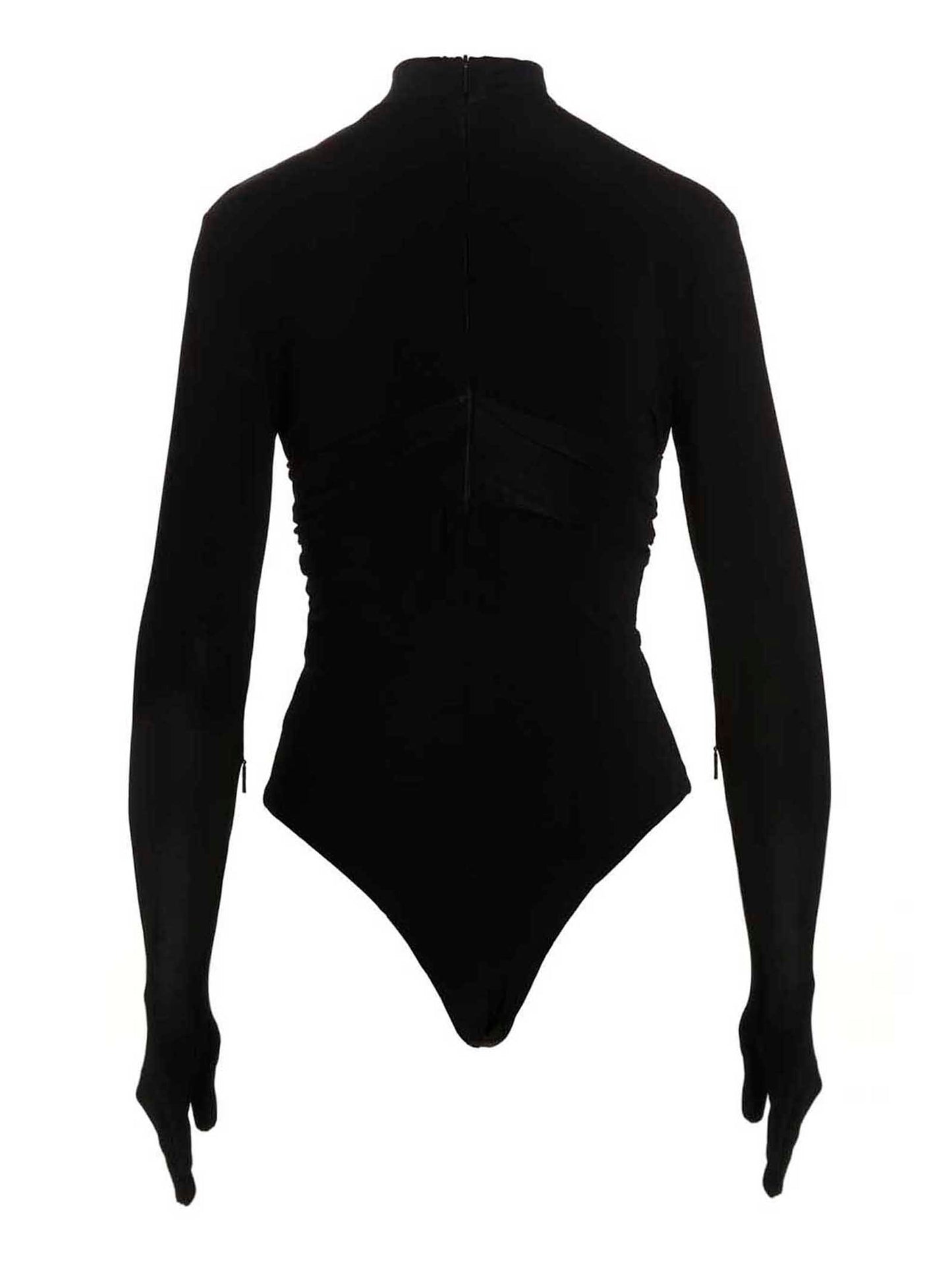 Bodysuit by Ambush for women in stretch viscose black features an provocative silhouette, showcasing a sophisticated and provocative for a refined, provocative look.
