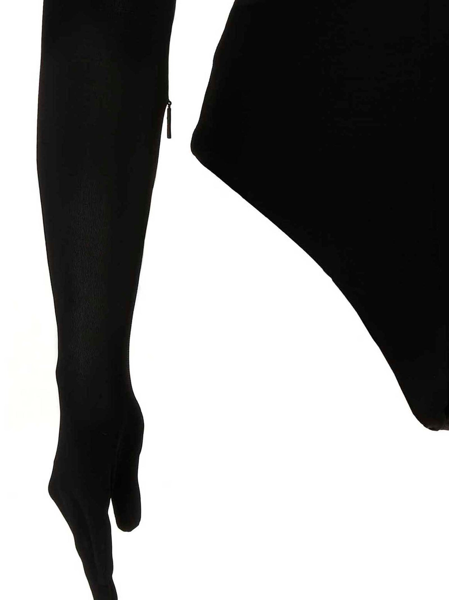 Bodysuit by Ambush for women in stretch viscose black features an exquisite silhouette with a refined and exquisite detailing.