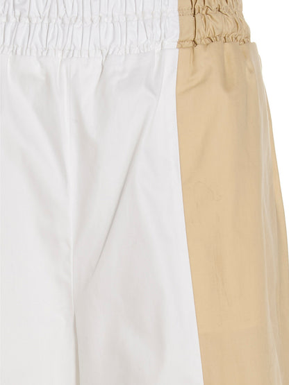 Casual Pants by Fabiana Filippi for women in cotton multicolor presents a tailored silhouette, showcasing a tailored relaxed-fit and long cut with a refined for a truly tailored aesthetic.
