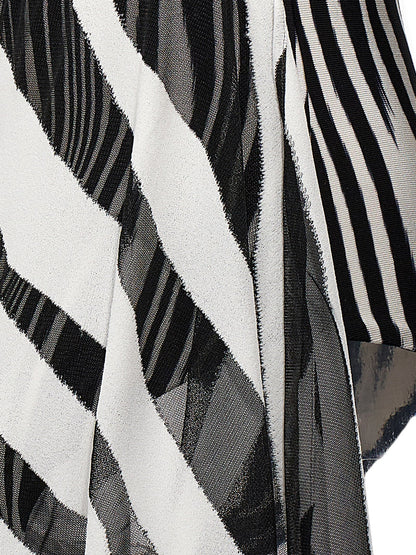 Bodysuit by Missoni for women in viscose bicolour, black, white, patterned & print features an provocative silhouette, showcasing a sophisticated and provocative for a refined, provocative look.