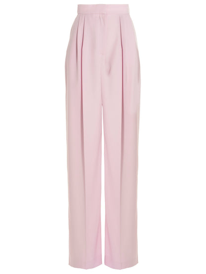 Casual Pants by Alexander McQueen for women in wool multicolor & pink features a polished silhouette with a polished , reaching a polished long and finished with a polished .