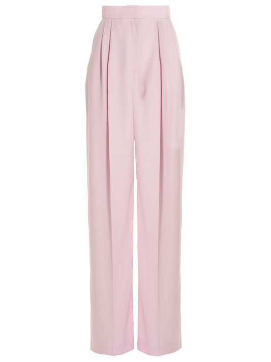 Casual Pants by Alexander McQueen for women in wool multicolor & pink features a polished silhouette with a polished , reaching a polished long and finished with a polished .